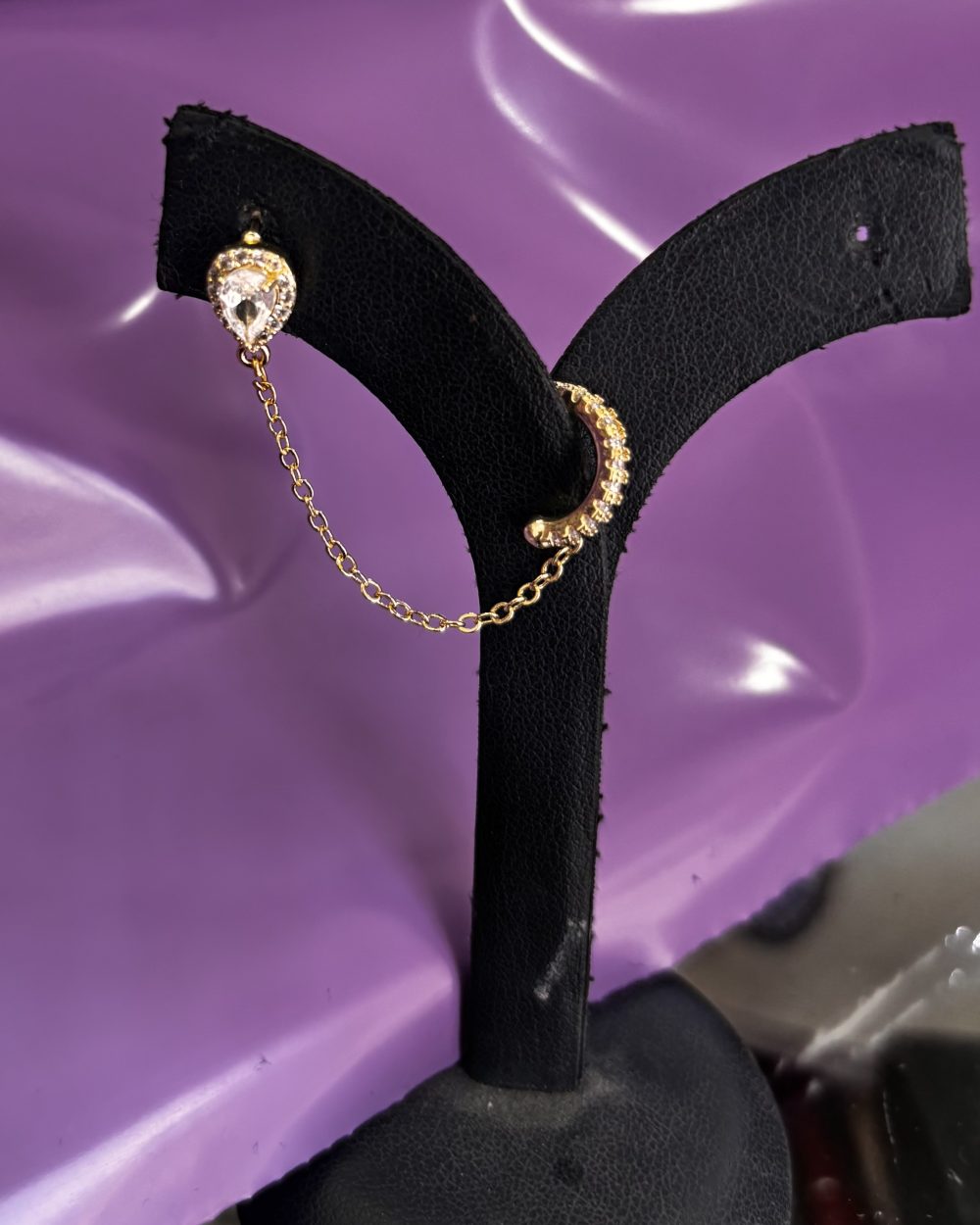 עגיל תליון ללא חור